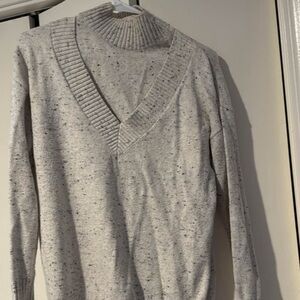 Seraphine Gray Speckled Sweater